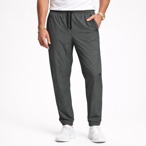 UNRL In Flex Mens Jogger lll Pants Size L Graphite Gray Nylon Spandex Athletic